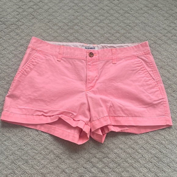 Chino shorts in a pink dye wash! - Picture 1 of 4